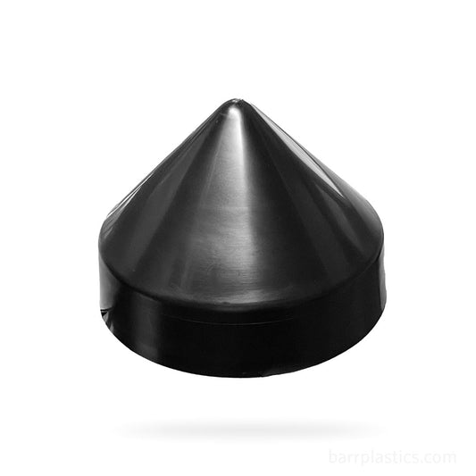 8.0" Cone Polypropylene Pile Cap (Black) | PILECAP 8.0B