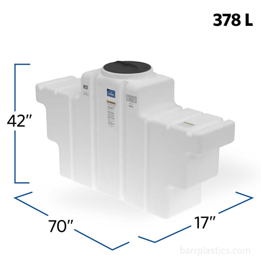 100 Gallon Space Saver Pickup Tank | SSPU0100-70