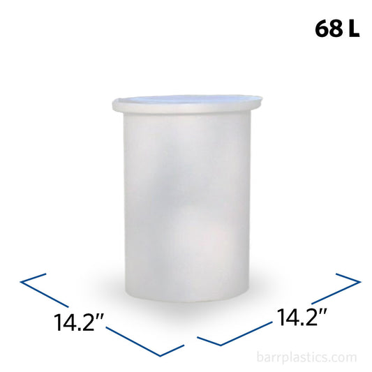18 Gallon Open Top Vertical Tank with out Lid | OT-15-L