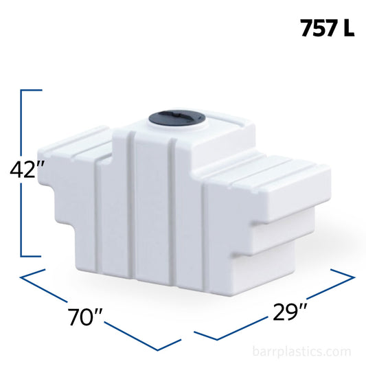 200 Gallon Space Saver Pickup Tank | SSPU0200-70