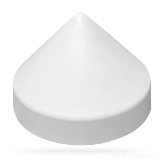 15.0" Cone Polypropylene Pile Cap (White) | PILECAP 15.0W