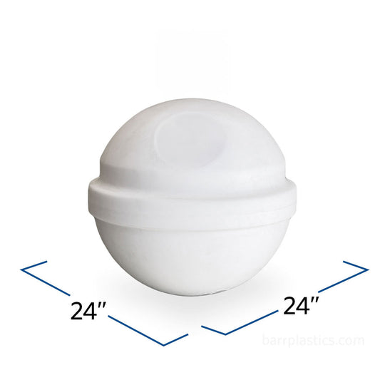 24" FOAM FILLED MOORING BUOY W/O STRIPE | FFMB-2424