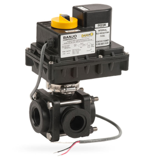 1" 3-Way Side Load On/Off Electric Valve | EV100SL