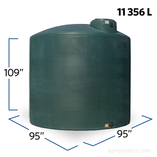3000 Gallon Vertical Water Storage Tank | 40868