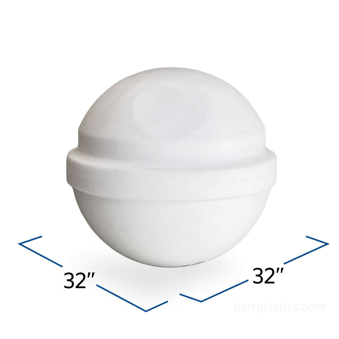 32" FOAM FILLED MOORING BUOY W/O STRIPE | FFMB-3232