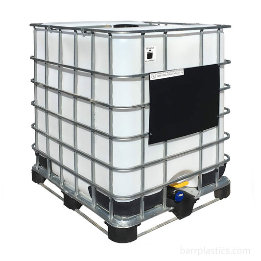330 Gallon Rebottled Tote with Reconditioned Metal Cage | UICOR0033