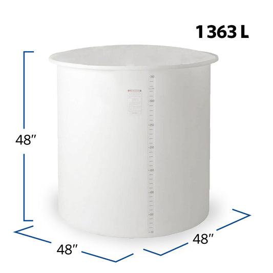 360 Gallon Open Top Vertical Tank | OP0360-48