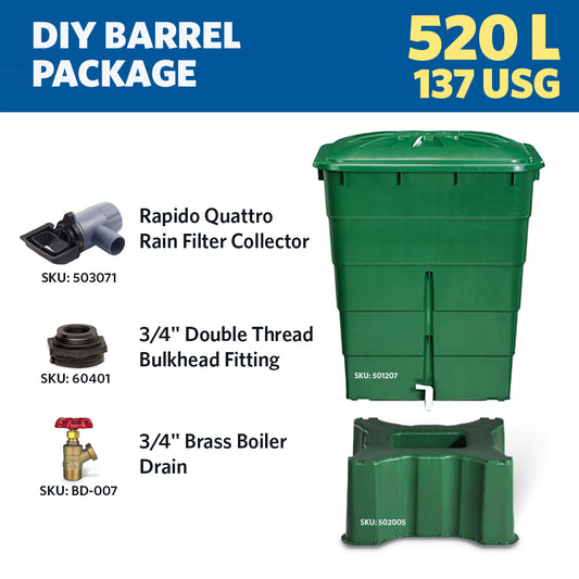 RainKit: DIY Barrel Package
