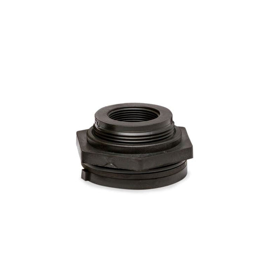 1/2" Heavy Duty Double Thread PP Bulkhead Fitting | 62834