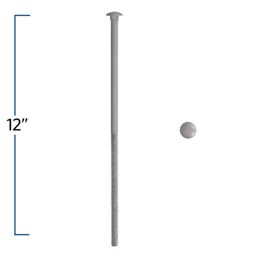3/8" x 12" Galvanized Carriage Bolt | B852-520