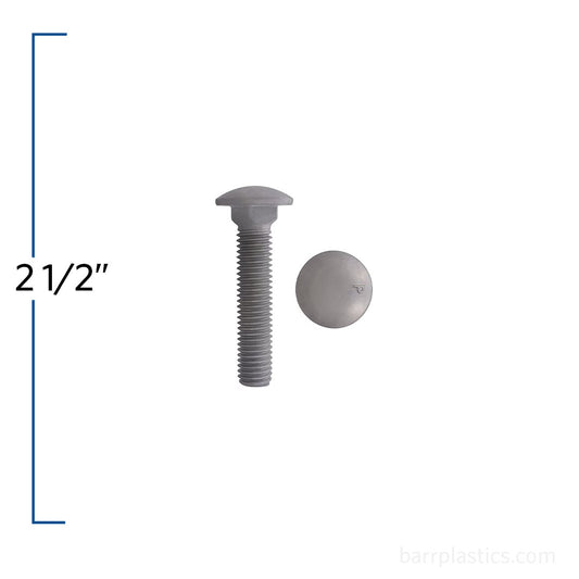 1/2" x 2-1/2" Galvanized Carriage Bolt | B852-588