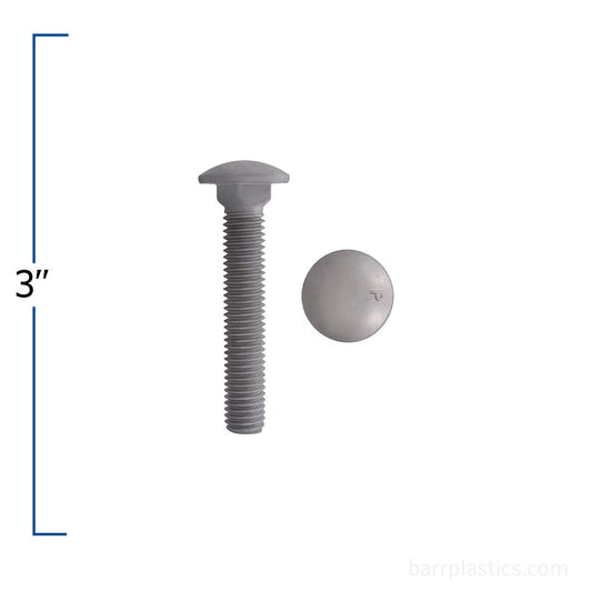 1/2" x 3" Galvanized Carriage Bolt | B852-590