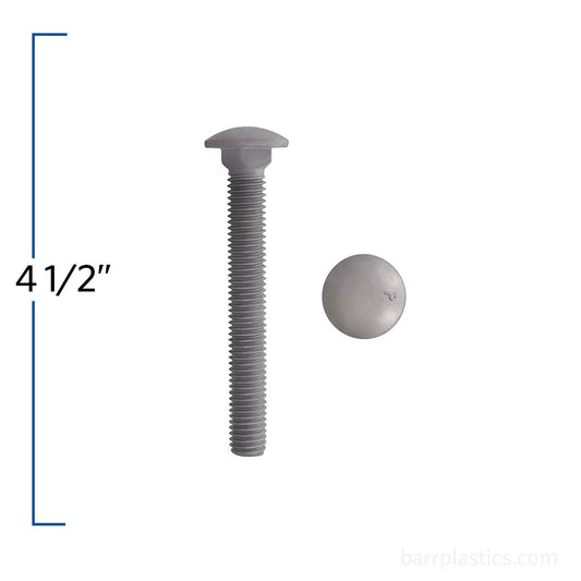 1/2" x 4-1/2" Galvanized Carriage Bolt | B852-595