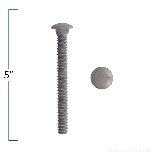 1/2" x 5" Galvanized Carriage Bolt | B852-596