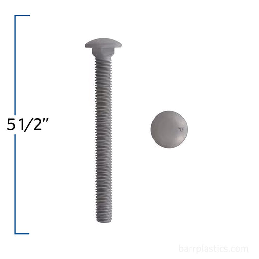 1/2" x 5-1/2" Galvanized Carriage Bolt | B852-597
