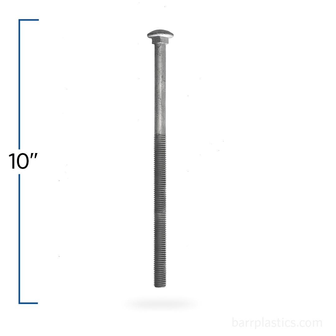 1/2" x 10" Galvanized Carriage Bolt | B852-607