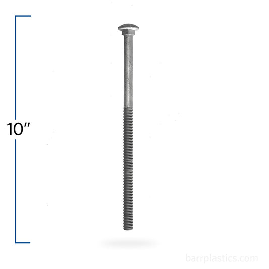 1/2" x 10" Galvanized Carriage Bolt | B852-607