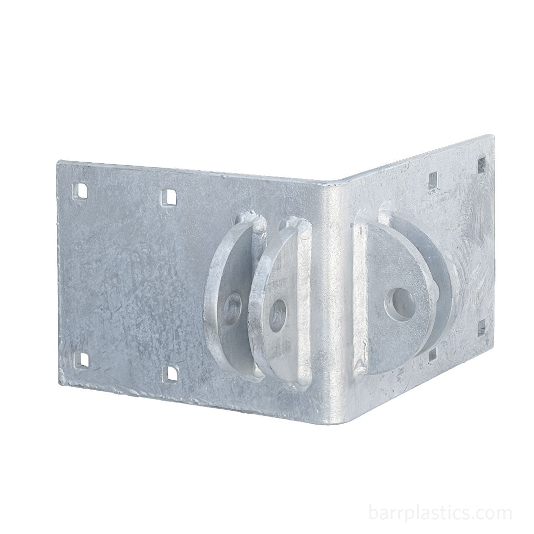 Heavy Duty Outside Corner Female-Female Bracket (3/8"Tx8"H) | H-OCFF-HD