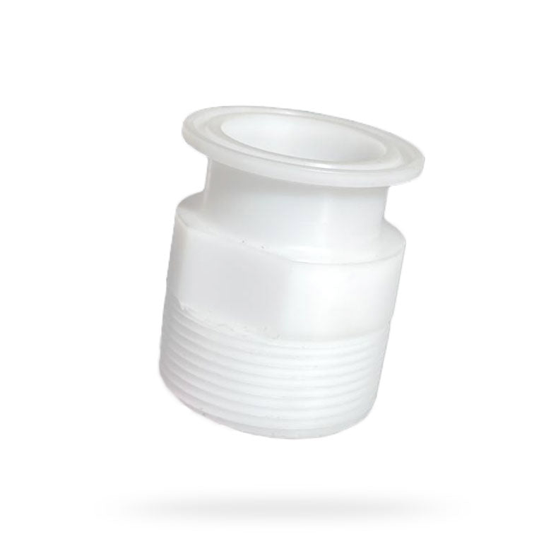 1-½" UHMW MNPT x Tri Clover Fitting | MPTC150