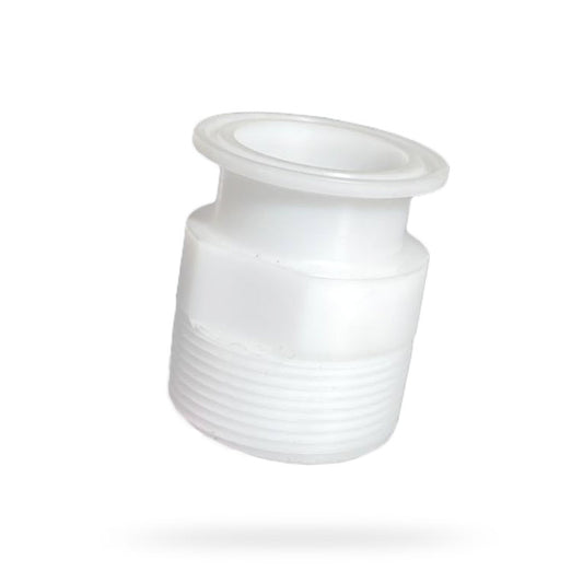 1-½" UHMW MNPT x Tri Clover Fitting | MPTC150