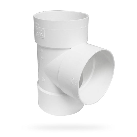 6" PVC Drain Tee SDR35 HxHxH | 414106BC