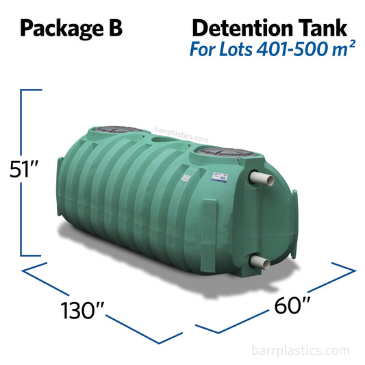 Package B – Detention Tank For Lots 401–500 m²