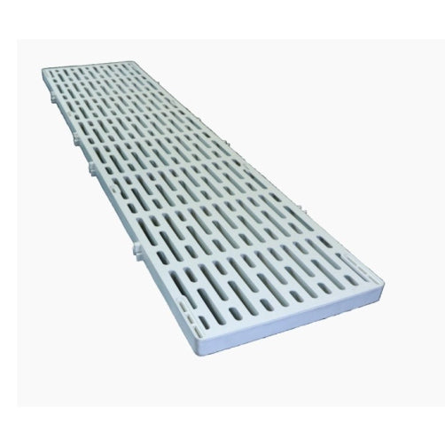 1'x4' THRUFLOW INTERLOCKING DECK PANEL GREY 16"OC | TF-G4