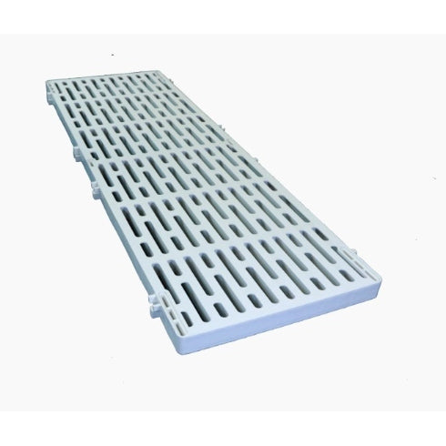 1'x3' THRUFLOW INTERLOCKING DECK PANEL GREY 18"OC | TF-G3