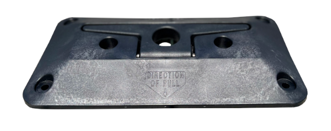 9" Black Fold-Down Safety Cleat | B9001