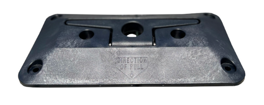 9" Black Fold-Down Safety Cleat | B9001