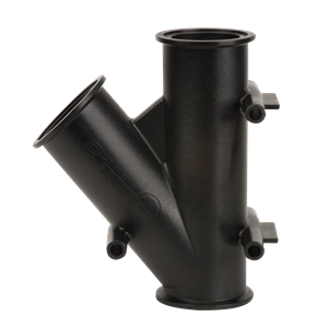 3" Full Port 45° Y Flange | M300Y45