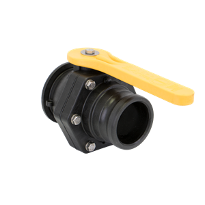 3" Stubby Valve QDC x 3" Flange Long Handle | MVSF300