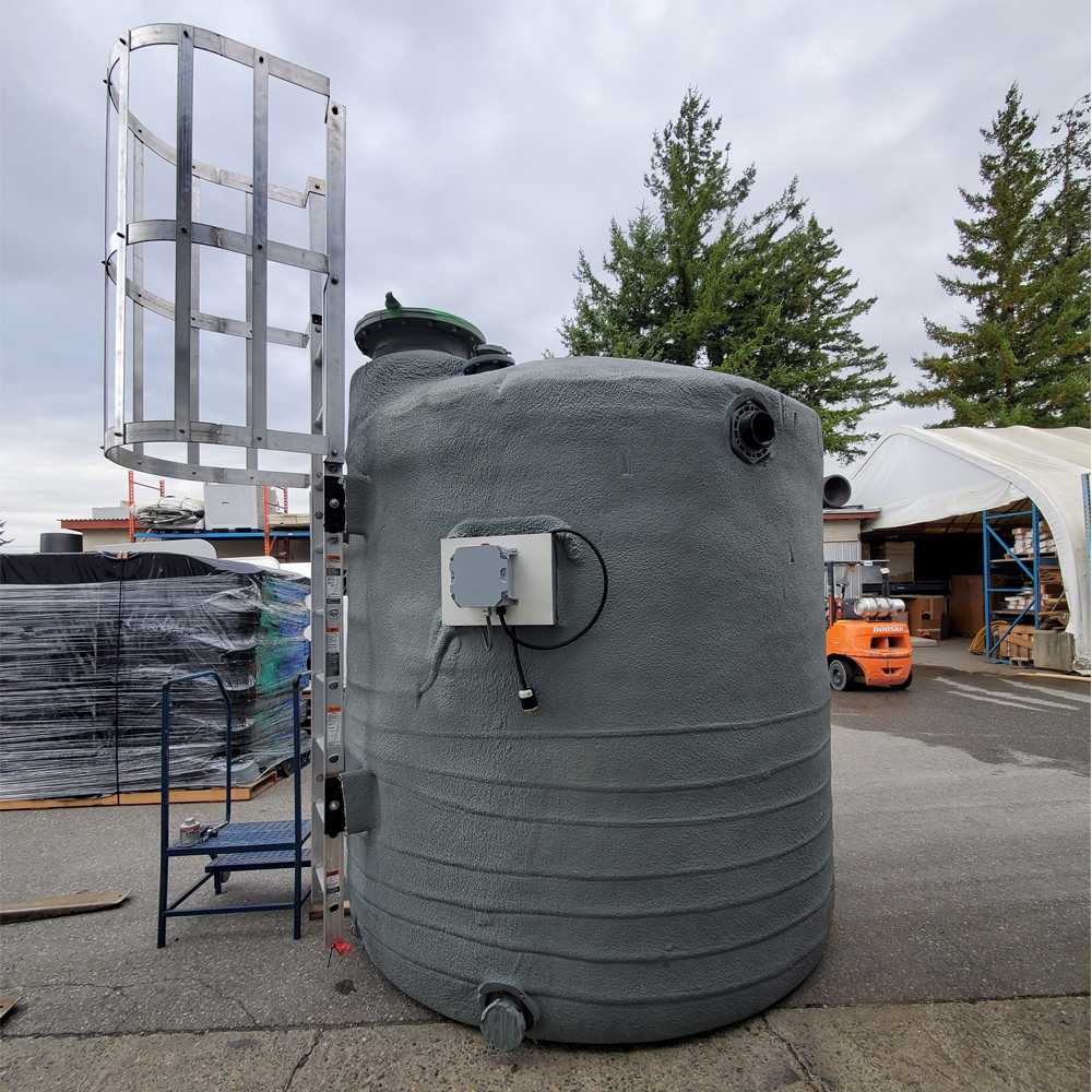 Custom Spray Foam Insulated & Heated Plastic Tanks