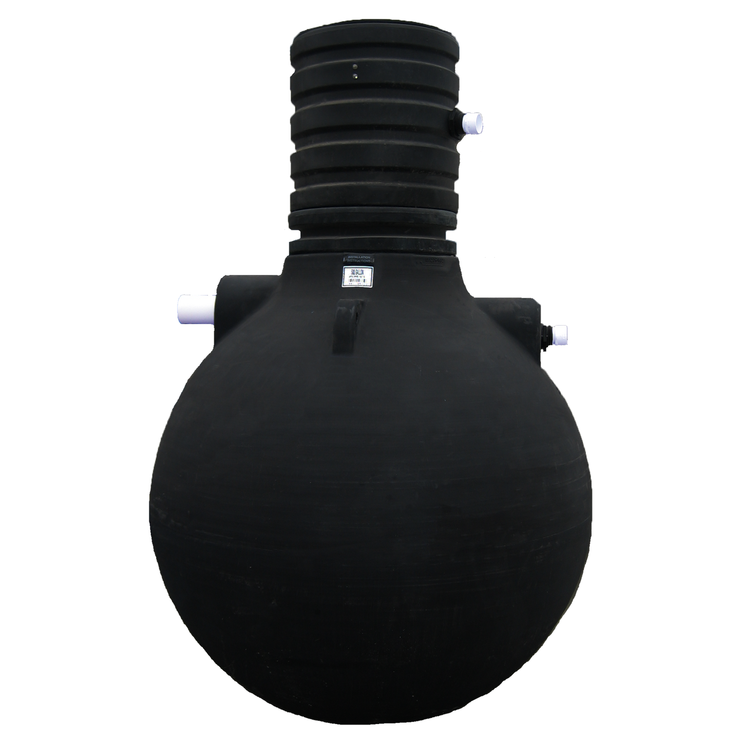 Picture of a Pump Chamber fully plumbed and extension installed.