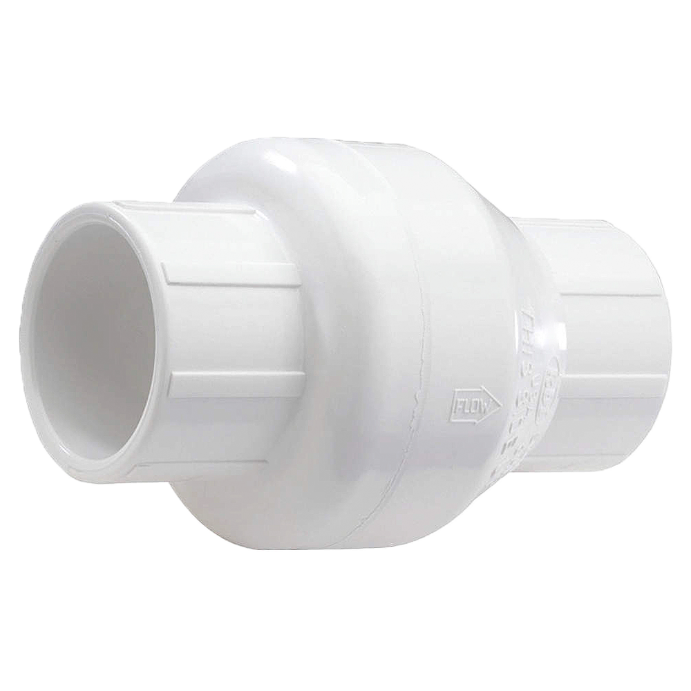 Picture of a PVC Swing Check Valve with no background