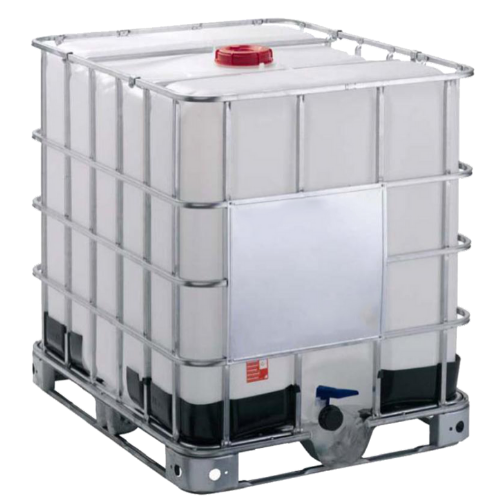 275 Gallon Rebottled Tote with Reconditioned Metal Cage | TNM10QB-GSUV
