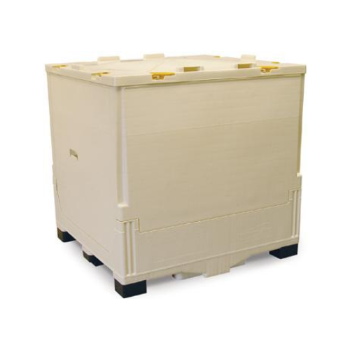 Medium-Duty Collapsible Storage Bin Close-Up