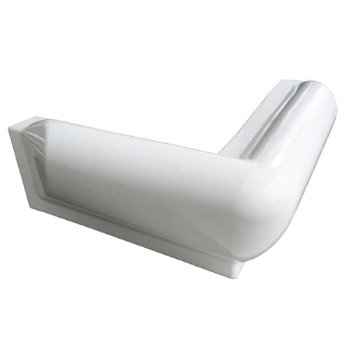 6"L 90° PVC Corner Bumper White