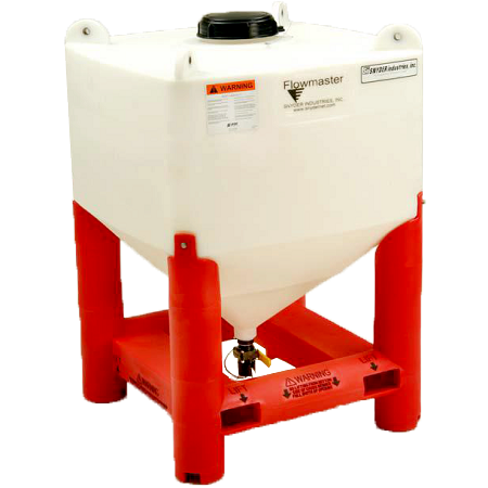 Cone Bottom Hopper Bins form BONAR at BARR Plastics