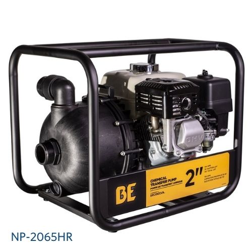 Gas powered potable water and chemical transfer pumps at BARR Plastics