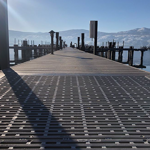 ThruFlow Dock & Surface Decking at BARR Plastics