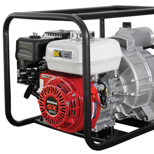 Gas Powered Trash Pumps at BARR Plastics