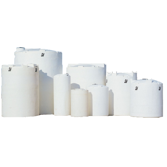 Picture of 8 industrial tanks made for industrial applicaitons.