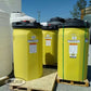 Double Walled Used Oil Containment Tanks on Pallets