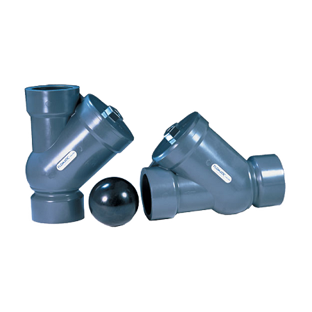 PVC Y BAll Check Valves at BARR Plastics