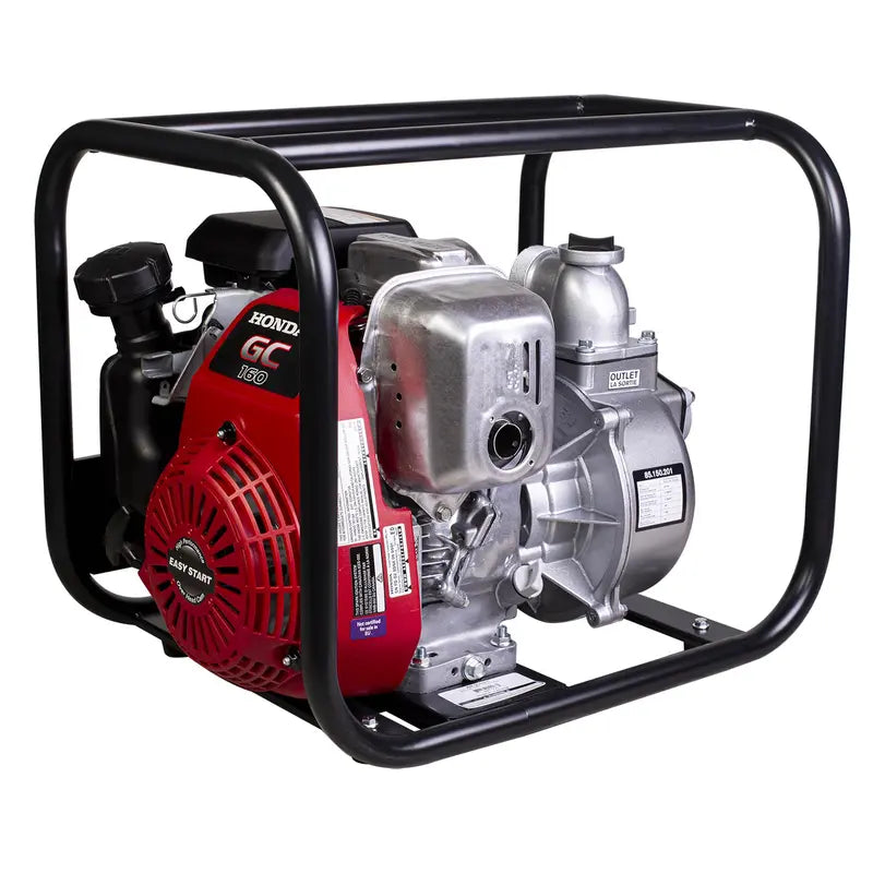 2" Water Transfer Pump with Gas-Powered 5HP Honda GC160 Engine | WP-2050HL