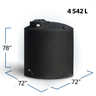 1200 Gallons Plastic Vertical Water Storage Tank | 44519