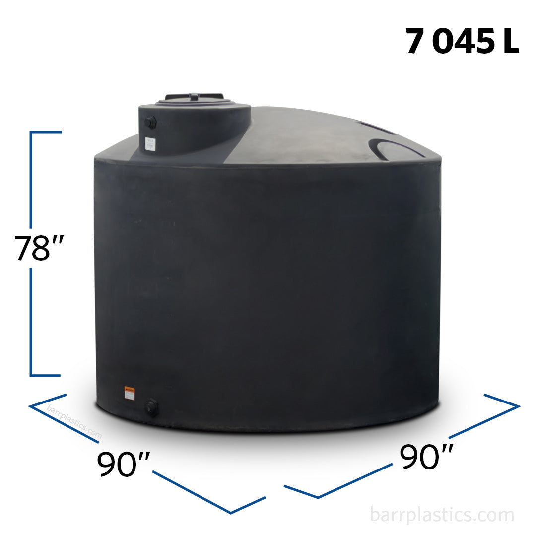 1860 Gallon Plastic Vertical Water Storage Tank | 44520