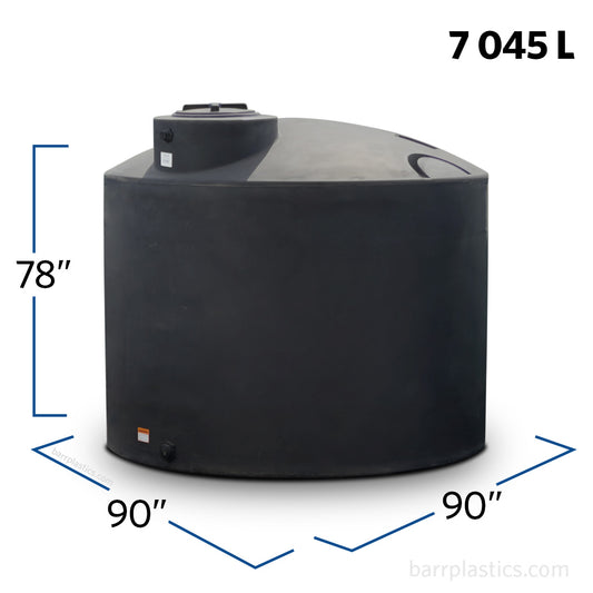 1860 Gallon Plastic Vertical Water Storage Tank | 44520