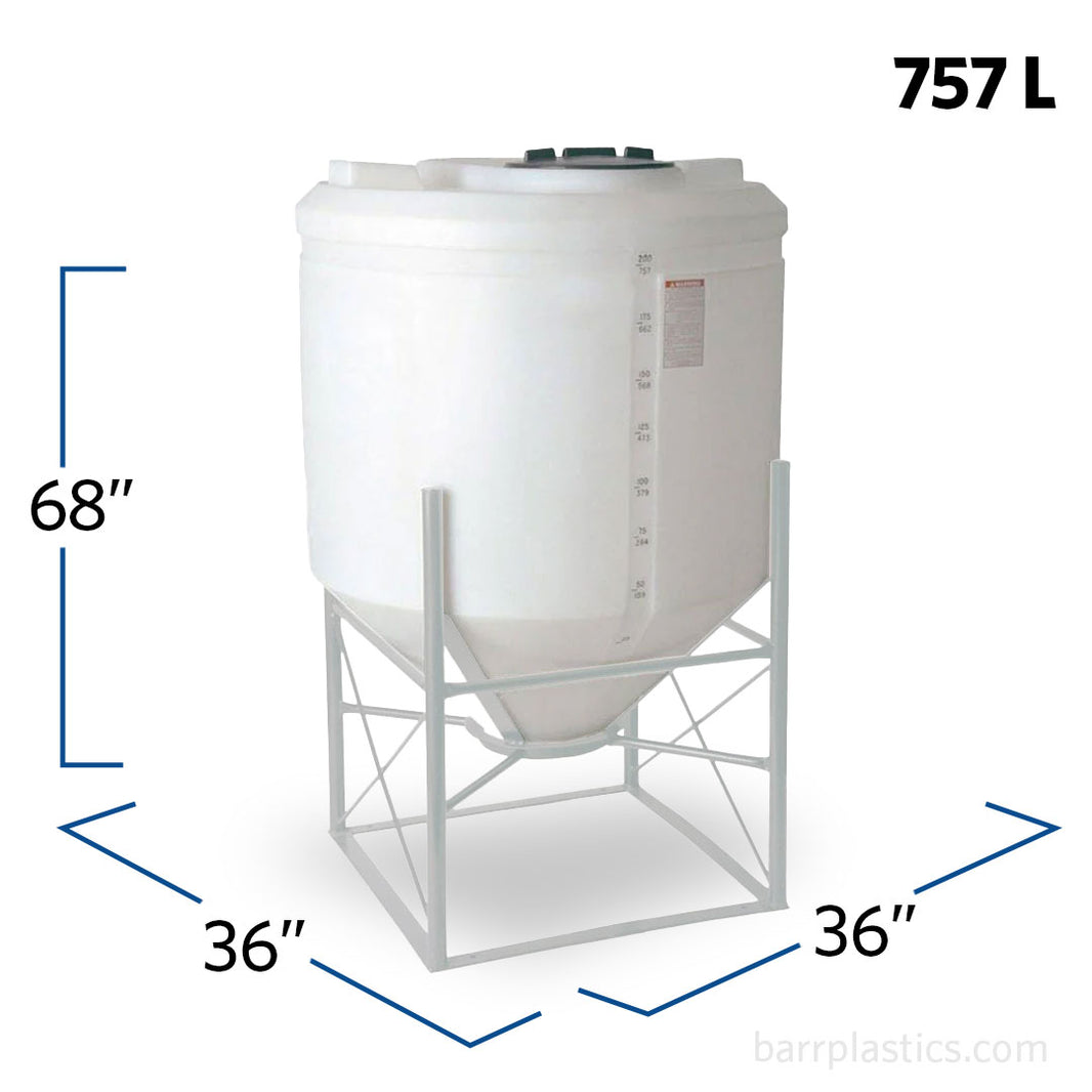 Dome Top Cone Bottom Tanks – BARR Plastics